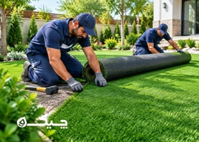اجرای چمن و زیرسازی
