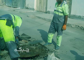 همسطح‌سازی و ترمیم دریچه منهول
